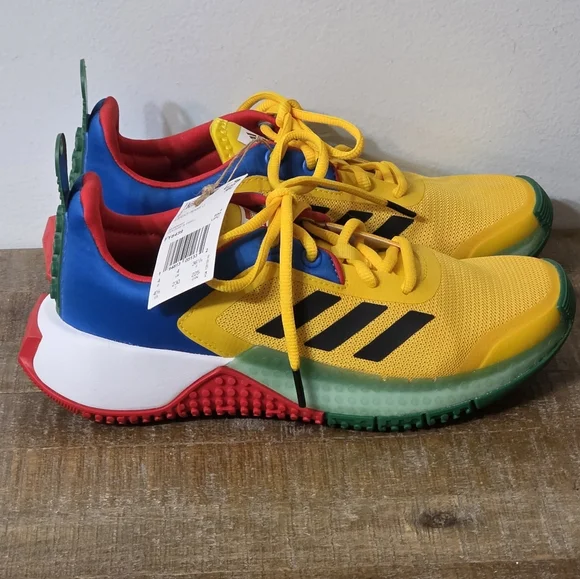 NWT Adidas x LEGO Sport J (GS) Kid's Size 4.5Y - Picture 4 of 8